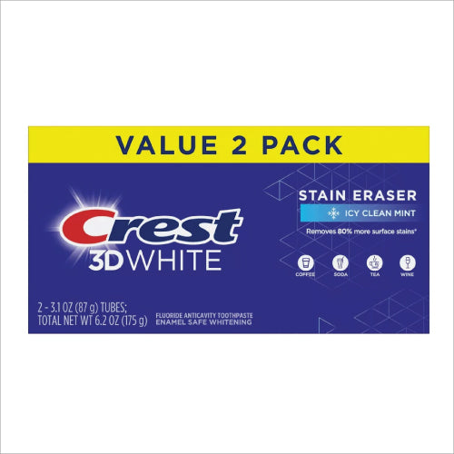クレスト 3D ホワイト Crest 3D Stain Eraser 歯磨き粉 (87g) ツイン