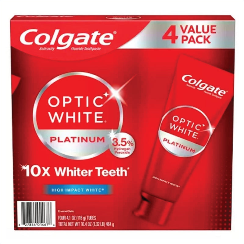 コルゲート Colgate オプティクホワイト・プラチナム（116g × 4本セット）