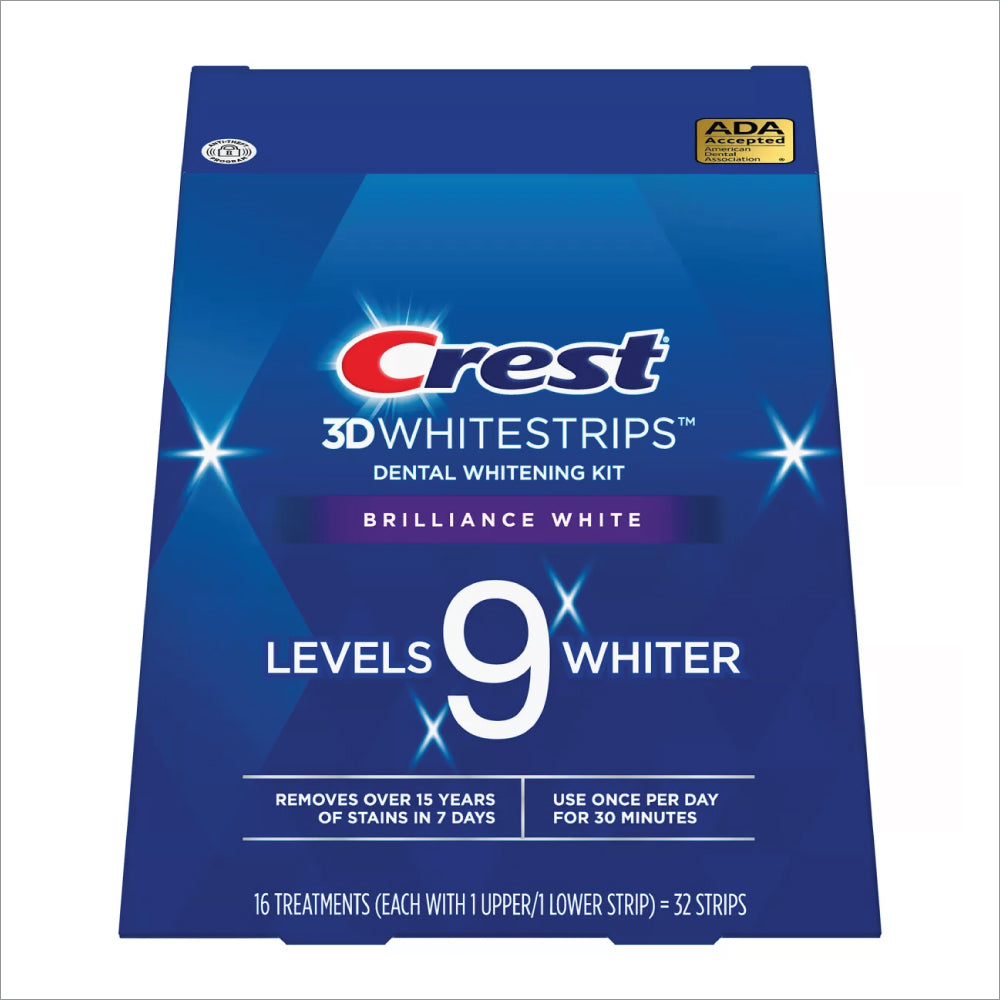 クレスト3Dホワイトストリップス Crest 3D Whitestrips Brilliance White（16日分） スマイルショップUSA