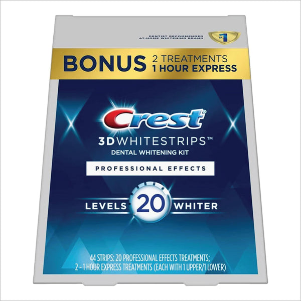 クレスト3Dホワイトストリップス Crest 3D Whitestrips Professional Effects（22日分） –  スマイルショップUSA